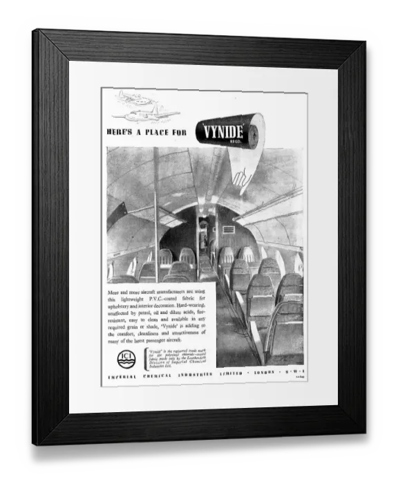Framed Print : ICI Vynide PVC Coated Fabric Framed Print : ICI Vynide PVC Coated Fabric