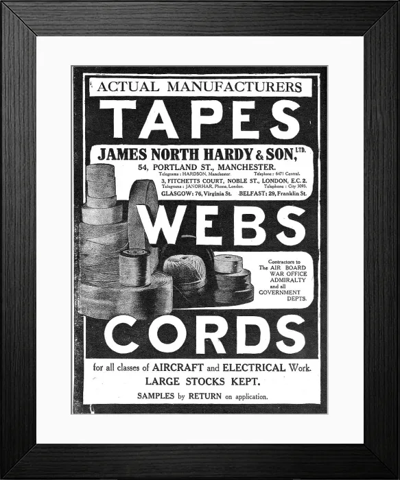 Framed Print : James North Hardy & Son Ltd. Manchester Framed Print : James North Hardy & Son Ltd. Manchester