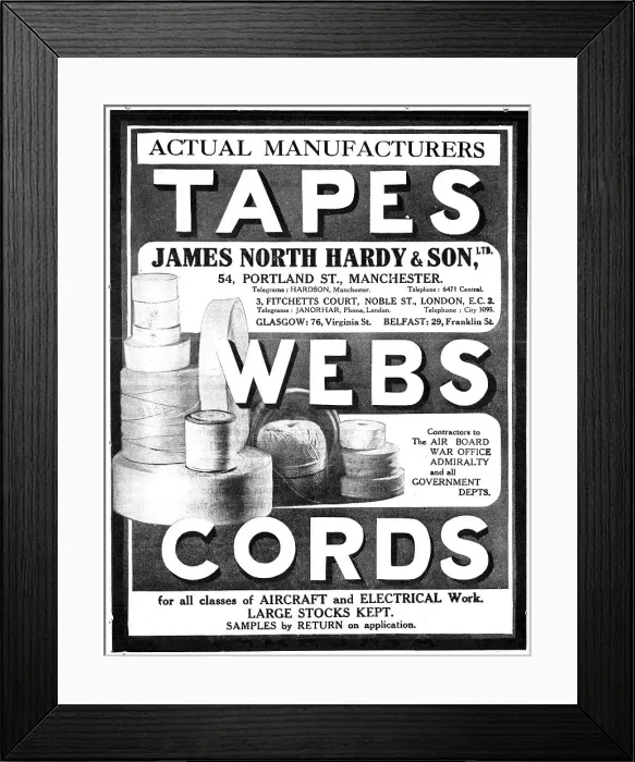 Framed Print : James North Hardy & Son Ltd. Manchester Framed Print : James North Hardy & Son Ltd. Manchester