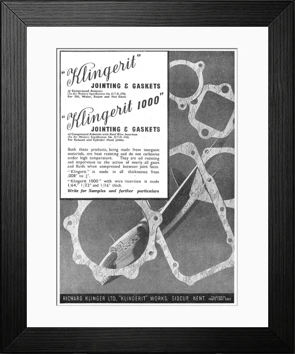 Framed Print : Klingerit Jointing & Gaskets Framed Print : Klingerit Jointing & Gaskets