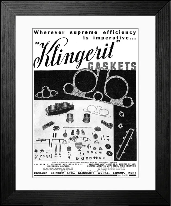 Framed Print : Klingerit Gaskets & Jointing Framed Print : Klingerit Gaskets & Jointing