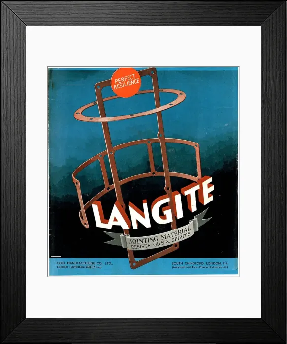 Framed Print : Langite Jointing Material. Fuel & Oil Resistant Framed Print : Langite Jointing Material. Fuel & Oil Resistant
