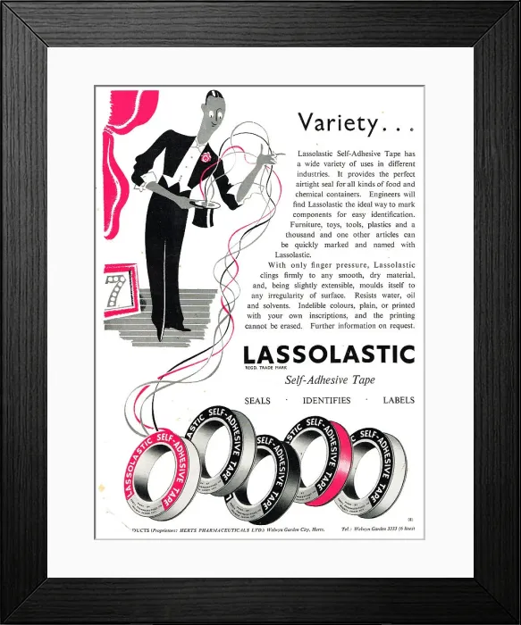 Framed Print : Lasso Lassolastic Sealing Tapes Framed Print : Lasso Lassolastic Sealing Tapes