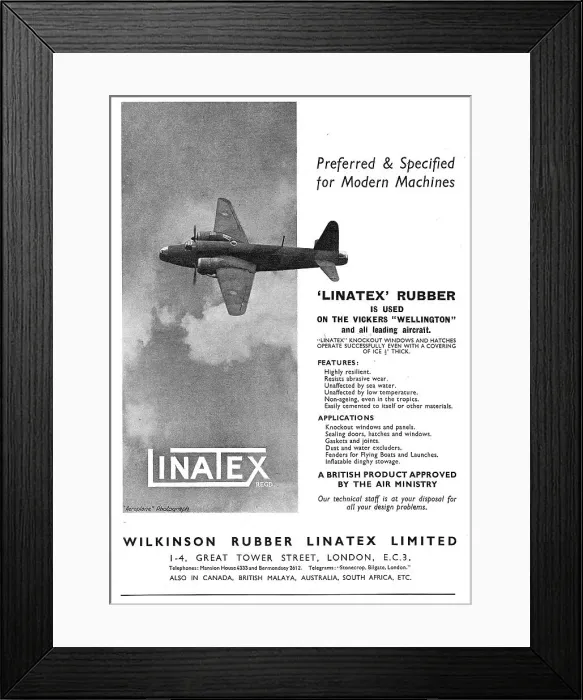 Framed Print : Wilkinson Rubber Linatex Framed Print : Wilkinson Rubber Linatex