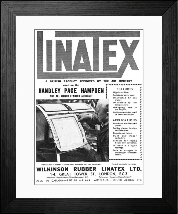 Framed Print : Wilkinson Rubber Linatex Framed Print : Wilkinson Rubber Linatex