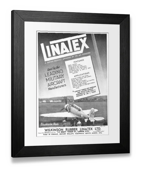 Framed Print : Wilkinson Rubber Linatex Framed Print : Wilkinson Rubber Linatex