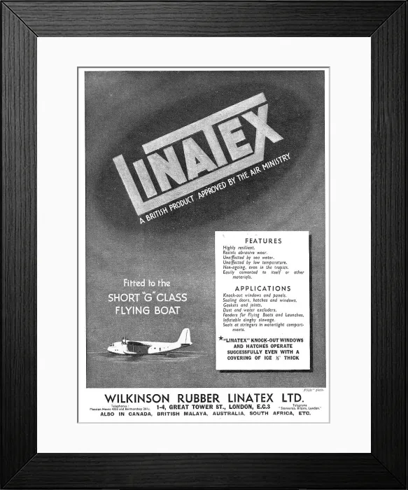 Framed Print : Wilkinson Rubber Linatex Framed Print : Wilkinson Rubber Linatex