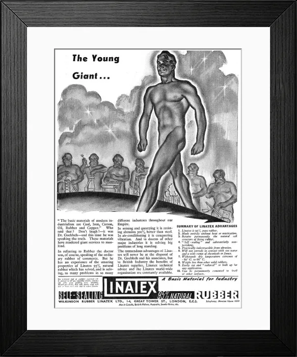 Framed Print : Wilkinson Rubber Linatex Framed Print : Wilkinson Rubber Linatex