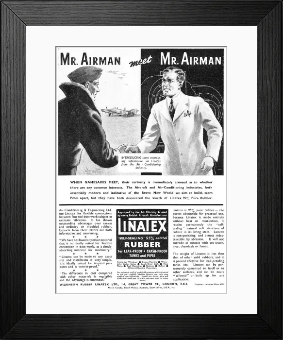 Framed Print : Wilkinson Rubber Linatex Framed Print : Wilkinson Rubber Linatex