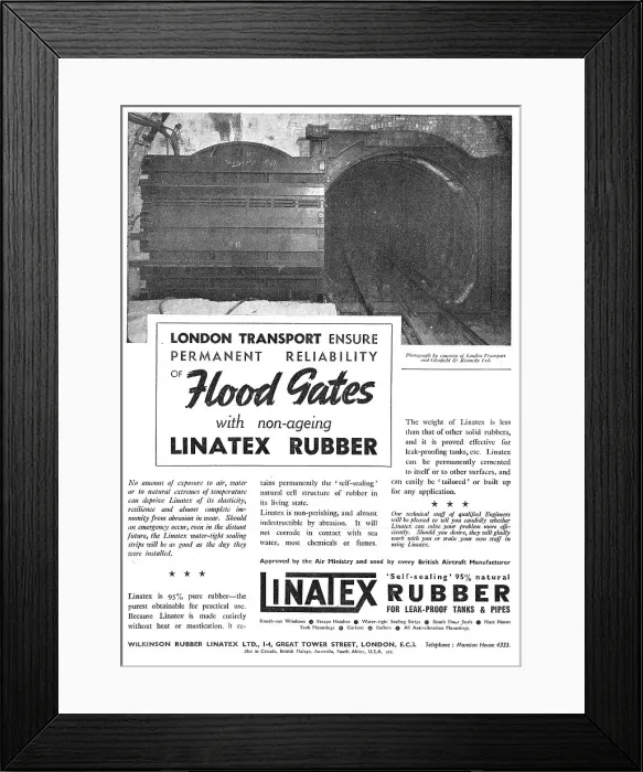 Framed Print : Wilkinson Rubber Linatex Framed Print : Wilkinson Rubber Linatex