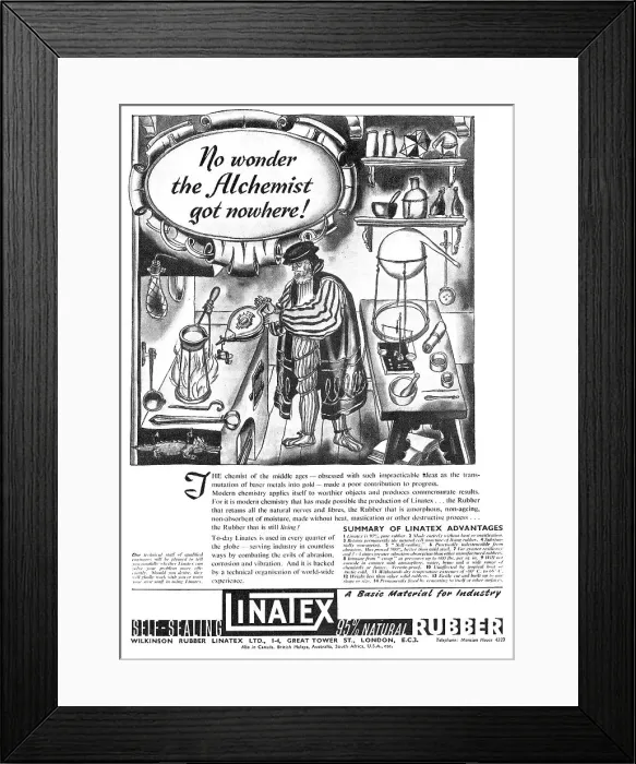 Framed Print : Wilkinson Rubber Linatex Framed Print : Wilkinson Rubber Linatex