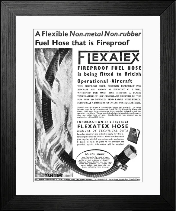 Framed Print : Wilkinson Rubber Linatex - Flexatex Framed Print : Wilkinson Rubber Linatex - Flexatex