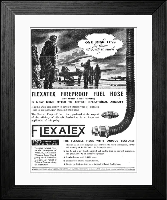 Framed Print : Wilkinson Rubber Linatex - Flexatex Framed Print : Wilkinson Rubber Linatex - Flexatex