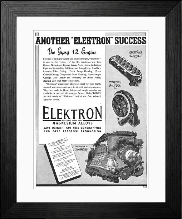Framed Print : Magnesium Elektron - Elektron Magnesium Alloys Framed Print : Magnesium Elektron - Elektron Magnesium Alloys