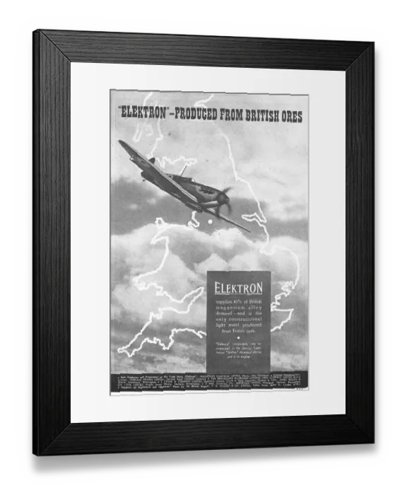 Framed Print : Magnesium Elektron Framed Print : Magnesium Elektron