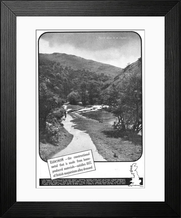 Framed Print : Magnesium Elektron Framed Print : Magnesium Elektron