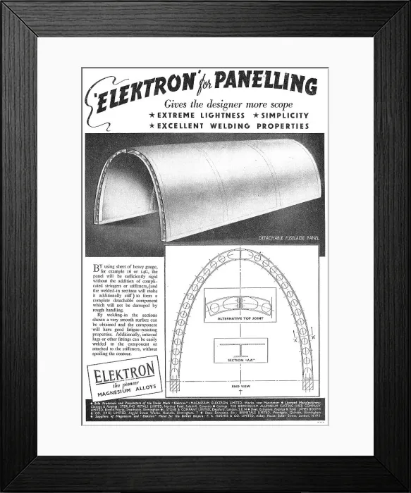 Framed Print : Magnesium Elektron