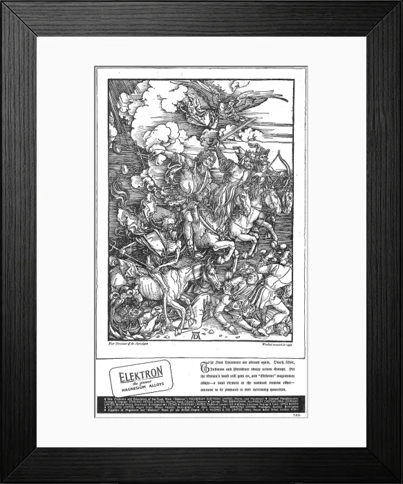 Framed Print : Magnesium Elektron Framed Print : Magnesium Elektron