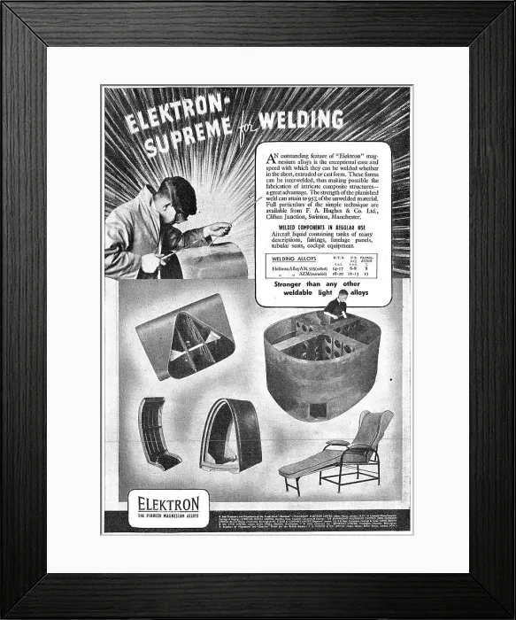 Framed Print : Magnesium Elektron Framed Print : Magnesium Elektron