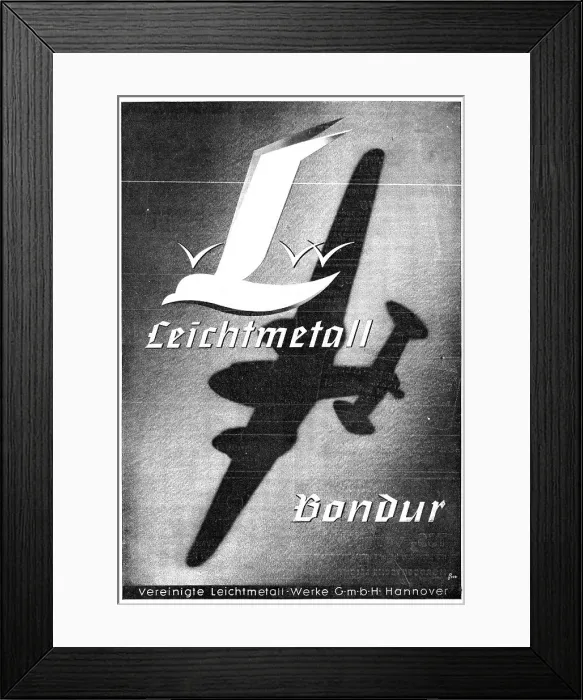 Framed Print : Vereinigte Leichtmatall Werke Leichtmetall Bondur Framed Print : Vereinigte Leichtmatall Werke Leichtmetall Bondur