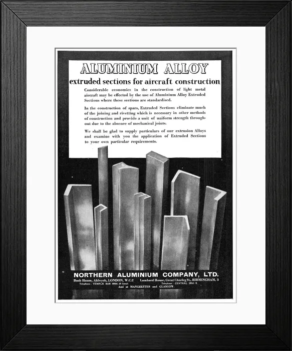 Framed Print : Northern Aluminium - Aluminium Alloys Extruded Sections Framed Print : Northern Aluminium - Aluminium Alloys Extruded Sections
