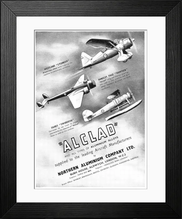 Framed Print : Northern Aluminium - Alclad Framed Print : Northern Aluminium - Alclad