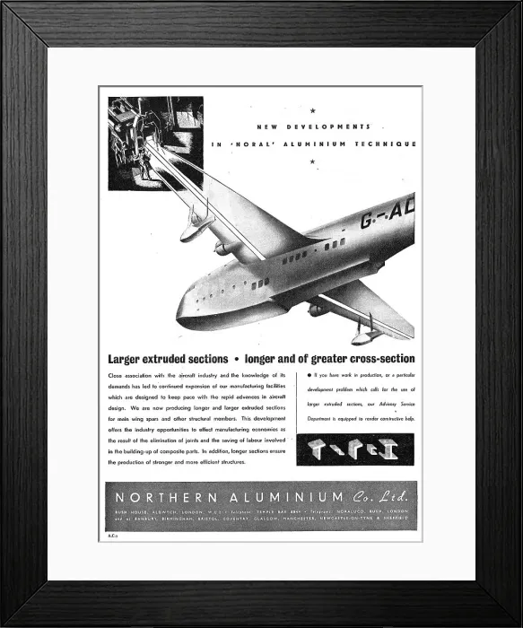 Framed Print : Northern Aluminium Noral Framed Print : Northern Aluminium Noral