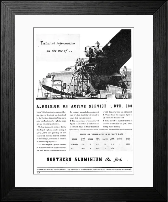 Framed Print : Northern Aluminium Framed Print : Northern Aluminium