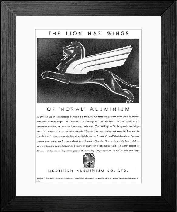 Framed Print : Northern Aluminium - Noral Framed Print : Northern Aluminium - Noral
