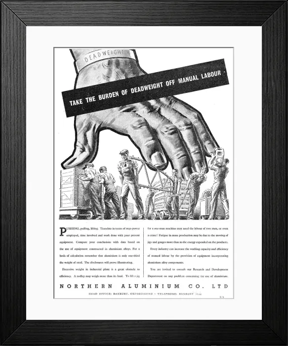 Framed Print : Northern Aluminium - Noral Framed Print : Northern Aluminium - Noral