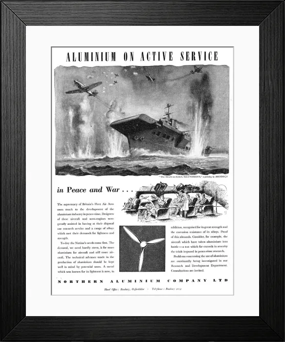 Framed Print : Northern Aluminium - Noral Framed Print : Northern Aluminium - Noral