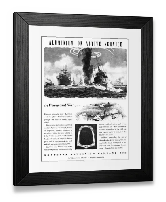 Framed Print : Northern Aluminium - Noral Framed Print : Northern Aluminium - Noral