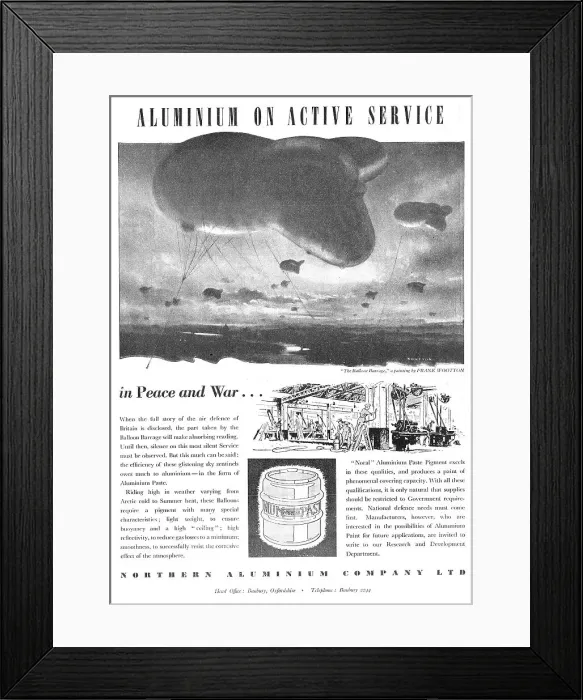 Framed Print : Northern Aluminium - Noral Framed Print : Northern Aluminium - Noral