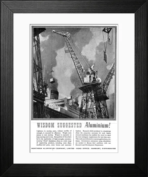 Framed Print : Northern Aluminium - Noral Framed Print : Northern Aluminium - Noral