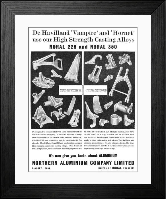 Framed Print : Northern Aluminium - Noral Framed Print : Northern Aluminium - Noral