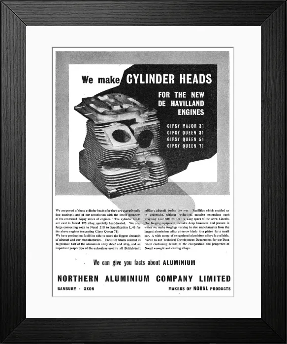 Framed Print : Northern Aluminium - Noral Framed Print : Northern Aluminium - Noral
