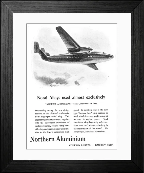 Framed Print : Northern Aluminium - Noral Framed Print : Northern Aluminium - Noral