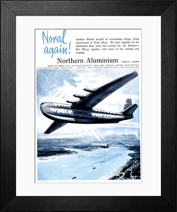 Framed Print : Northern Aluminium. NORAL Aluminium Castings & Forgings Framed Print : Northern Aluminium. NORAL Aluminium Castings & Forgings