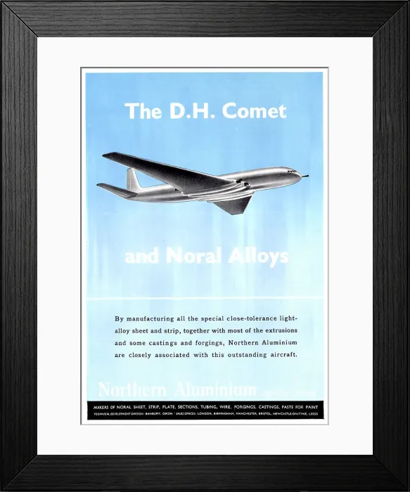 Framed Print : Northern Aluminium. NORAL Aluminium Castings & Forgings Framed Print : Northern Aluminium. NORAL Aluminium Castings & Forgings