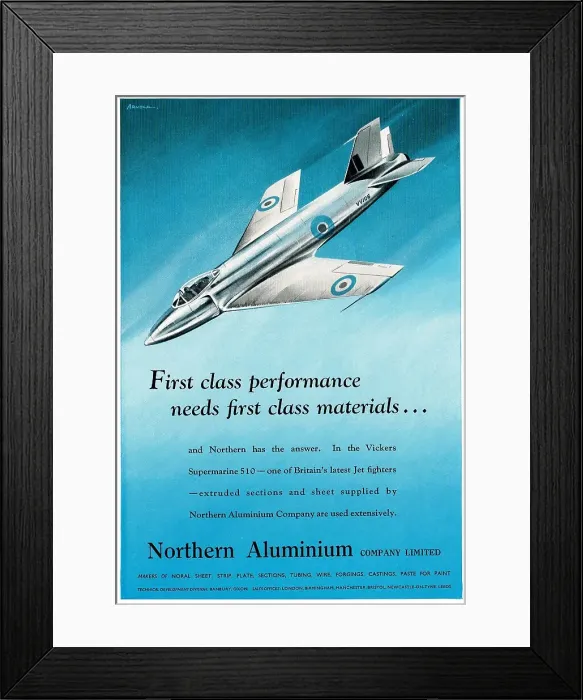 Framed Print : Northern Aluminium. NORAL Aluminium Extruded Sections Framed Print : Northern Aluminium. NORAL Aluminium Extruded Sections