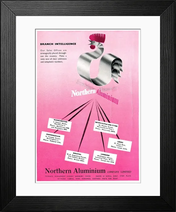 Framed Print : Northern Aluminium. NORAL Aluminium For Framed Print : Northern Aluminium. NORAL Aluminium For