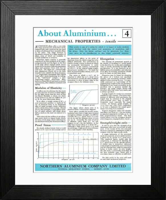 Framed Print : Northern Aluminium - Noral : About Aluminium Series Framed Print : Northern Aluminium - Noral : About Aluminium Series