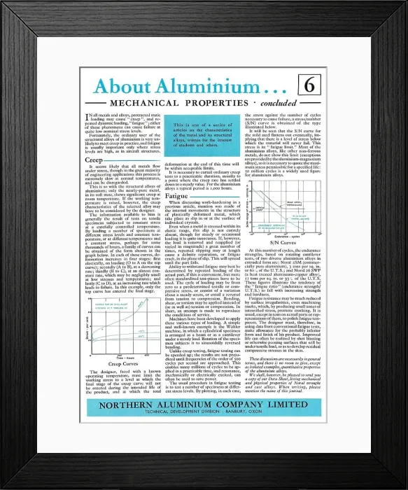 Framed Print : Northern Aluminium - Noral : About Aluminium Series Framed Print : Northern Aluminium - Noral : About Aluminium Series