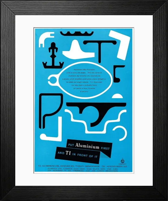 Framed Print : T.I. Aluminium Framed Print : T.I. Aluminium