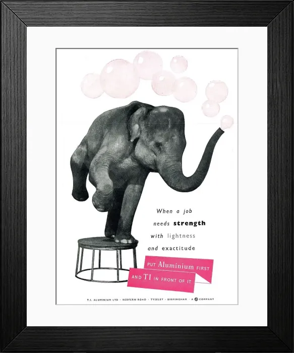 Framed Print : T.I. Aluminium Framed Print : T.I. Aluminium