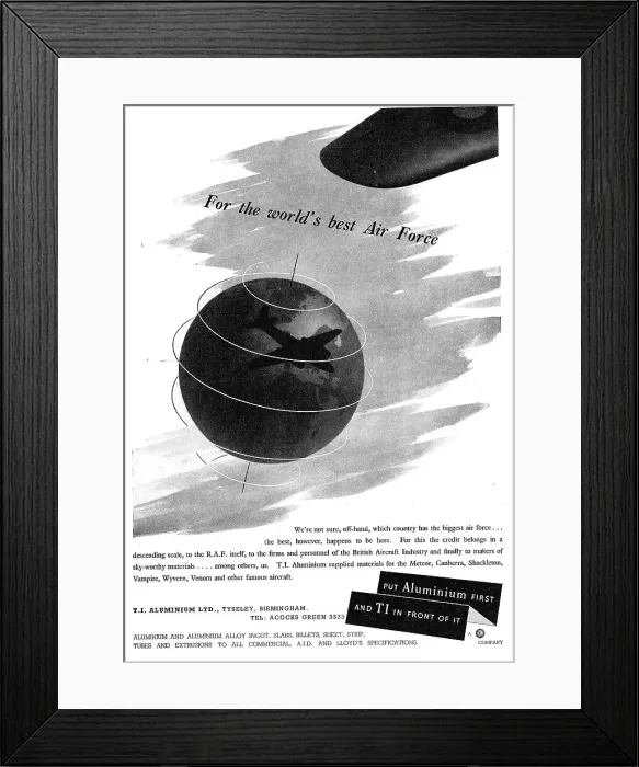 Framed Print : T.I. Aluminium Framed Print : T.I. Aluminium