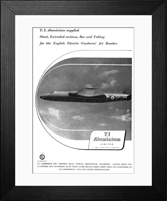 Framed Print : T.I. Aluminium Framed Print : T.I. Aluminium