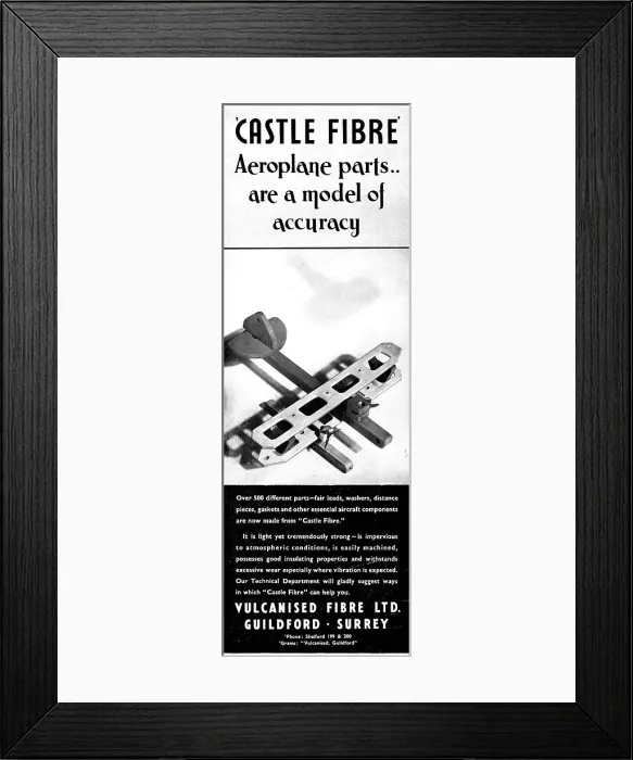 Framed Print : Vulcanised Fibre Aircraft Components Framed Print : Vulcanised Fibre Aircraft Components