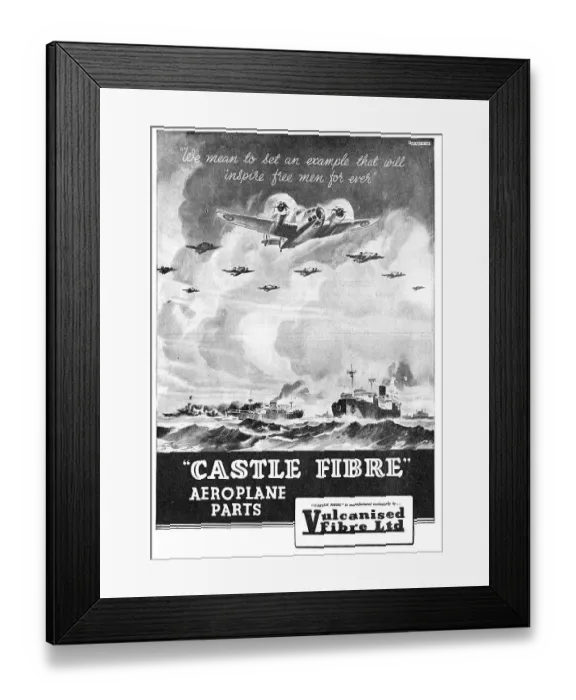 Framed Print : Castel Fibre Aeroplane Parts From Vulcanised Fibre Ltd Framed Print : Castel Fibre Aeroplane Parts From Vulcanised Fibre Ltd