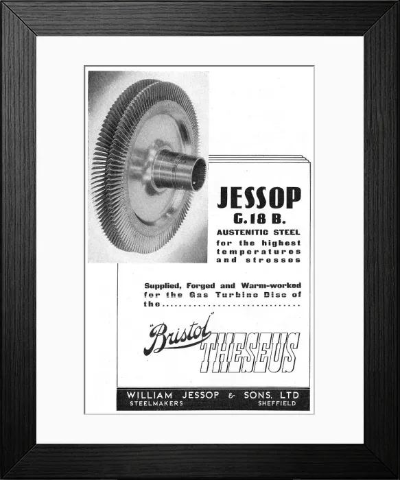Framed Print : William Jessop G.18 B. Austenitic Steel Framed Print : William Jessop G.18 B. Austenitic Steel